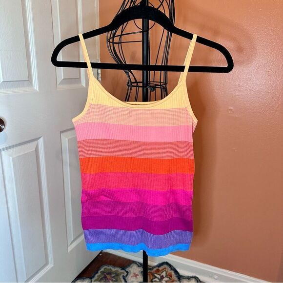Banana Republic striped cotton tank top - Picture 1 of 13